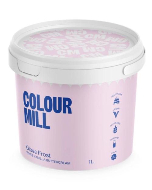 Gloss Frost White Buttercream – 1L