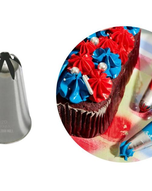 Colour Mill Piping Tip Drop Flower #2D