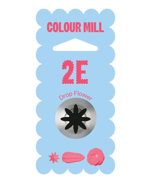 Colour Mill Piping Tip Drop Flower #2E