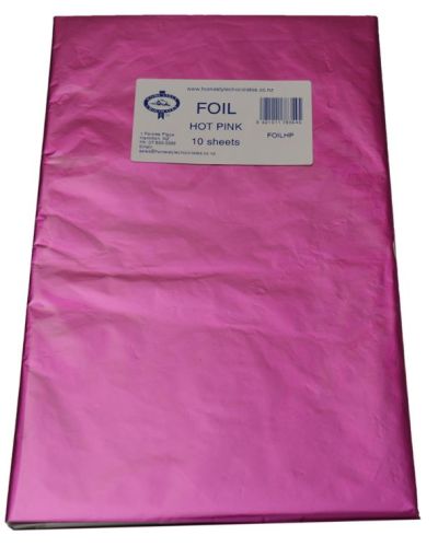 Confectionery Foil 10pk – Hot Pink