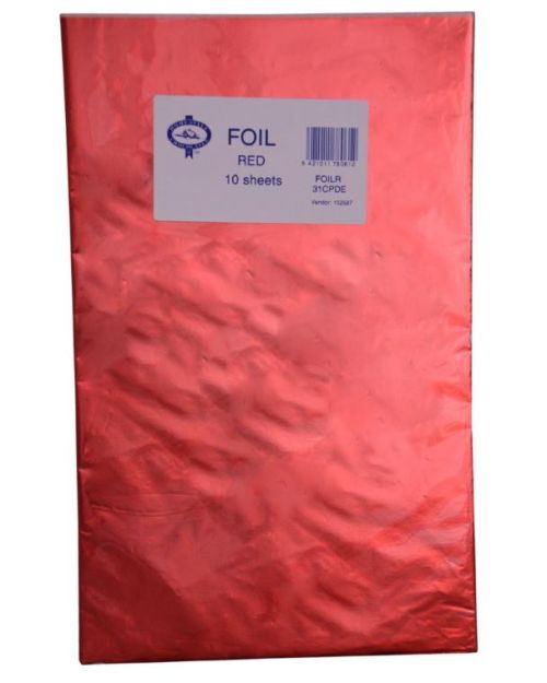 Confectionery Foil 10pk – Red