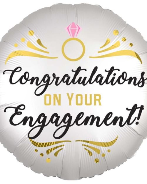 Congratulations on your Engagement Foil Balloon