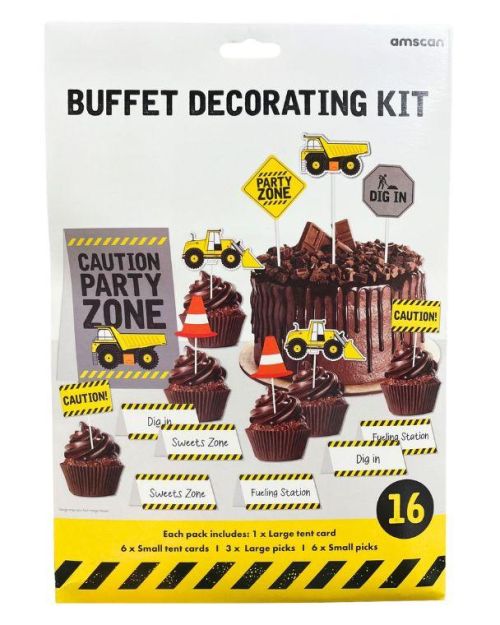 Construction Buffet Decorating Kit