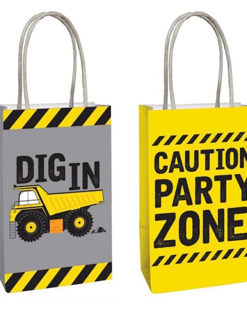 Construction Paper Treat Bags 8pk