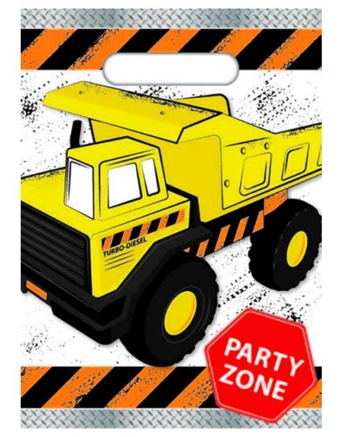 Construction Party Bags 8pk
