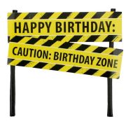 Construction Sign Cake Topper