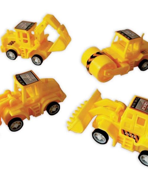 Construction Vehicle Favours 4pk