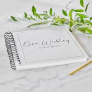 Contemporary Wedding Guest Book