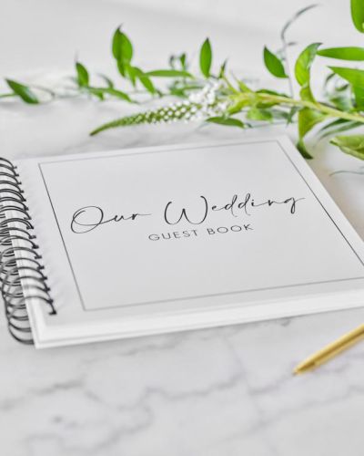 Contemporary Wedding Guest Book