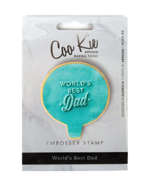 COO KIE Embosser Stamp – WORLD’S BEST DAD