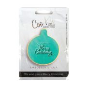 COO KIE Embosser Stamp – WE WISH YOU A MERRY CHRISTMAS