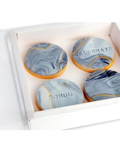 Cookie Box Square with Clear Lid 15.5cm x 15.5cm