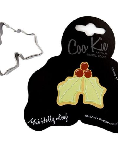 Coo Kie Mini Holly Leaf Cookie Cutter