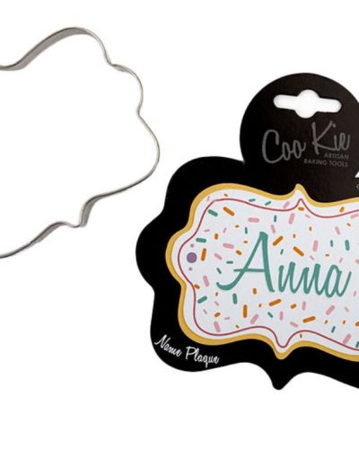Coo Kie Name Plaque Cookie Cutter