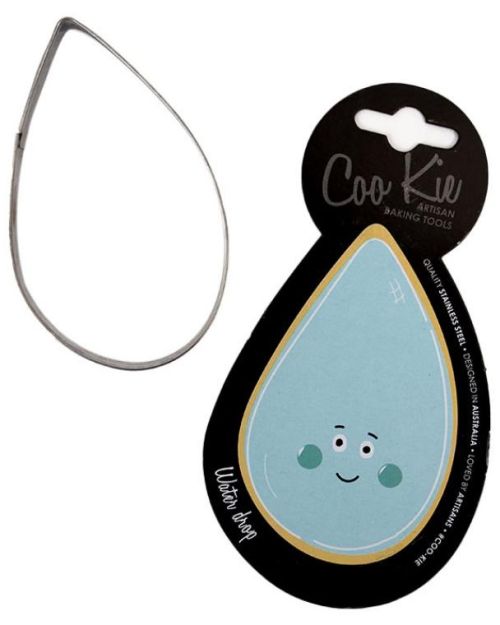 Coo Kie Water Drop Cookie Cutter