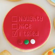Embosser Stamp – Naughty Nice Tried
