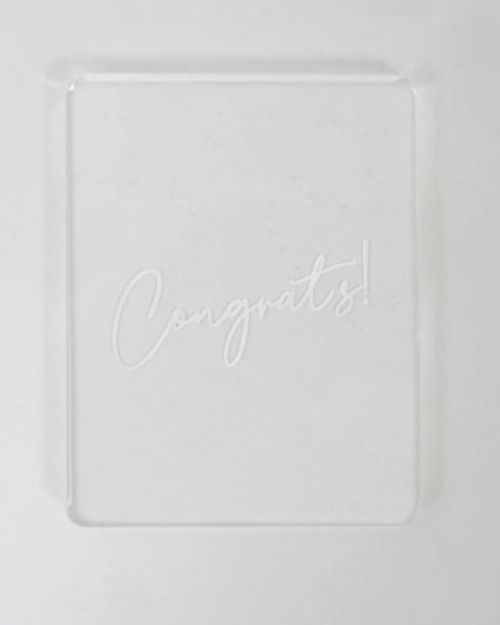 COO KIE Embosser Stamp – CONGRATS