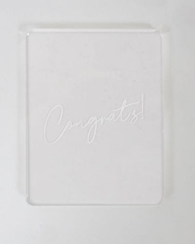 COO KIE Embosser Stamp – CONGRATS