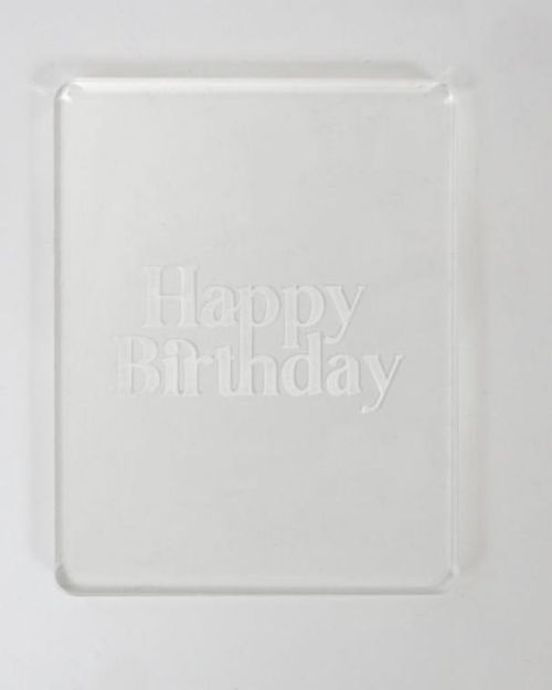 COO KIE Embosser Stamp – HAPPY BIRTHDAY 1