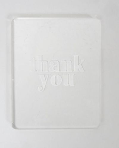 COO KIE Embosser Stamp – THANK YOU