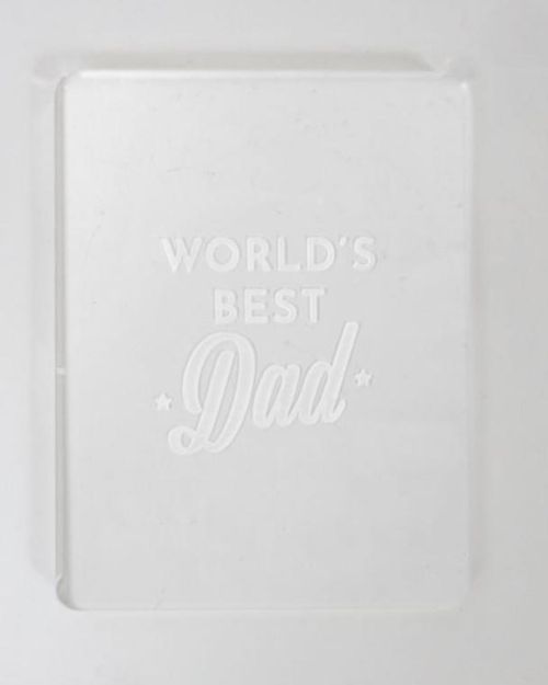 COO KIE Embosser Stamp – WORLD’S BEST DAD