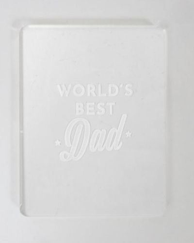 COO KIE Embosser Stamp – WORLD’S BEST DAD