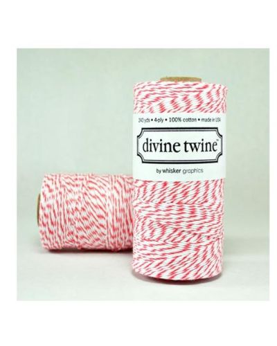 100% Cotton Bakers Twine – Coral