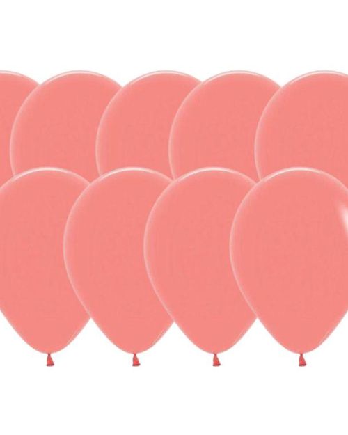 Coral 12cm Balloons 50pk