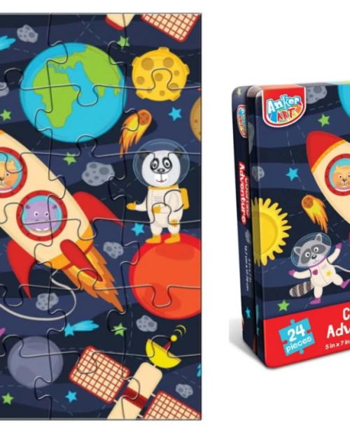 Cosmic Adventure Mini Puzzle Tin