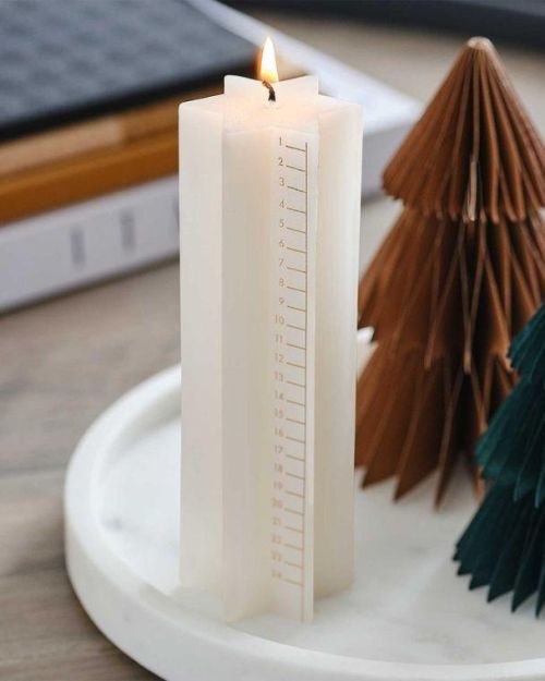 Cosy Copper Advent Candle
