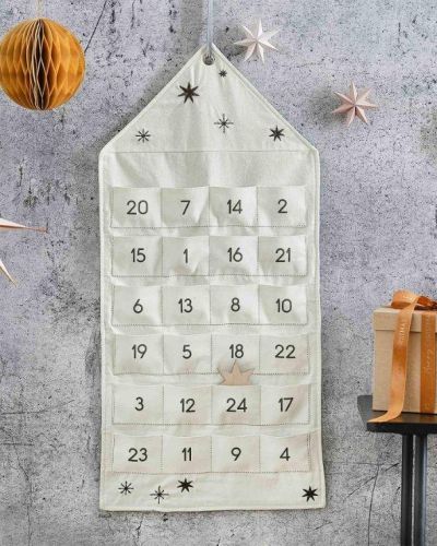 Cosy Copper Fabric Advent Calendar