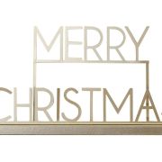 Cosy Copper Gold Merry Christmas Sign