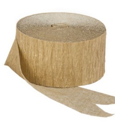 Crepe Paper Streamer – Gold