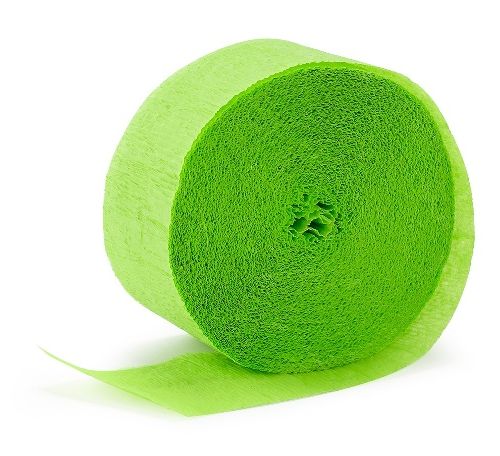 Crepe Paper Streamer – Apple Green