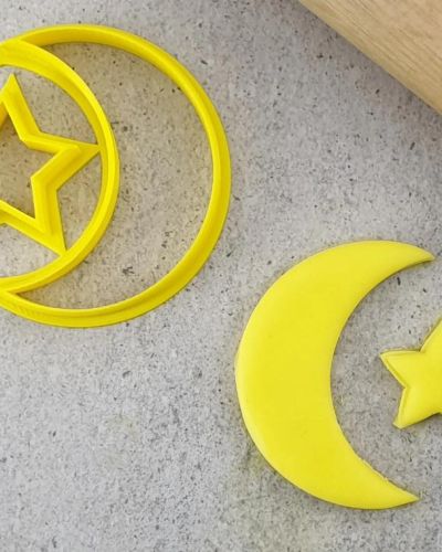 Crescent Moon & Star Cookie Cutter