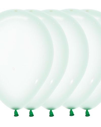 Crystal Balloons 25pk – Pastel Green