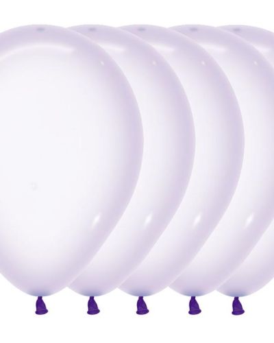 Crystal Balloons 25pk – Pastel Lilac