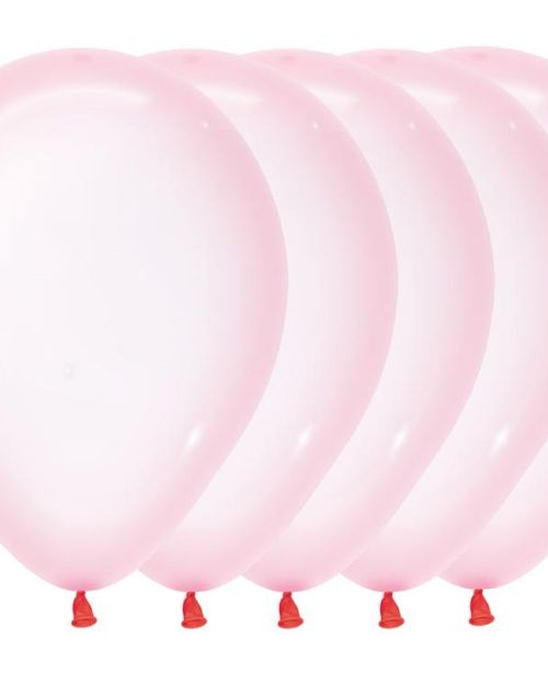 Crystal Balloons 25pk – Pastel Pink