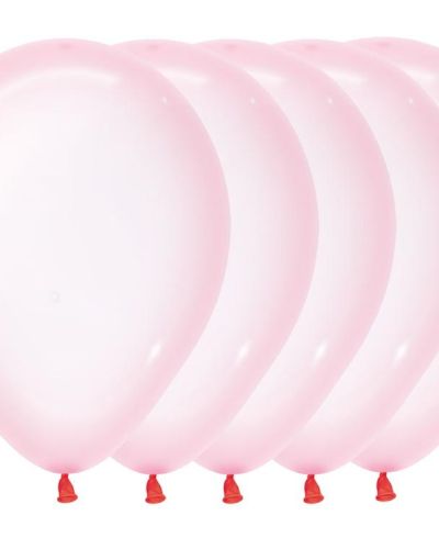 Crystal Balloons 25pk – Pastel Pink