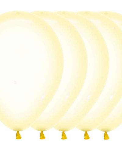 Crystal Balloons 25pk – Pastel Yellow