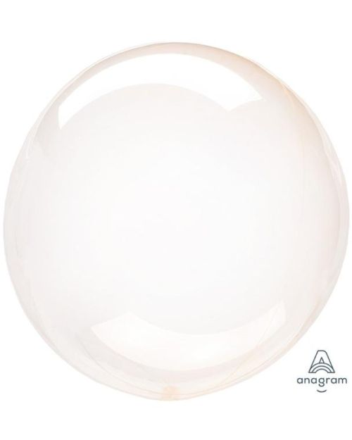 Crystal Clearz Petite Balloon – Orange