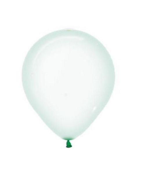 Crystal Blue 12cm Balloons 10pk