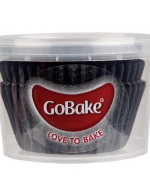 Cupcake Cases 72pk Black