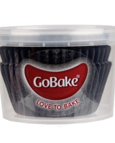 Cupcake Cases 72pk Black