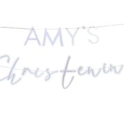 Customisable Christening Banner