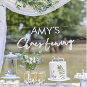 Customisable Christening Banner