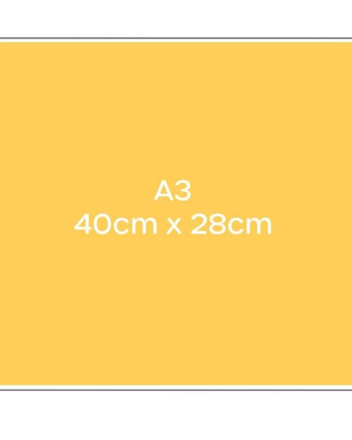 Custom Edible Icing Image – Rectangle A3