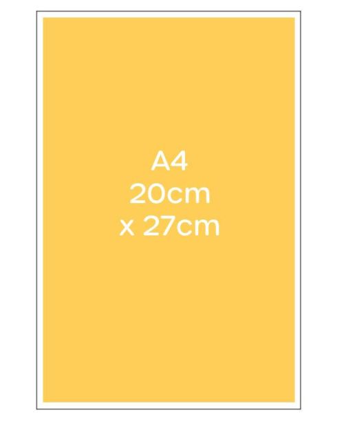 Custom Edible Icing Image – Rectangle A4