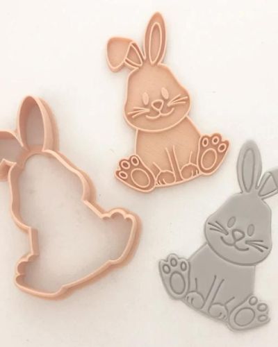 Cute Bunny Cutter & Embosser Set