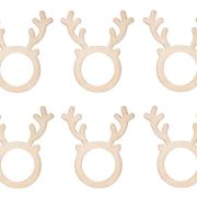Cutie Christmas Reindeer Napkin Rings 6pk